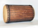 Tambores bajos dundun - Dunun sangban de Guinea montaje 4 aros