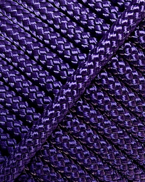 Cuerda yembé hueca PES 6 mm Violeta 20 m