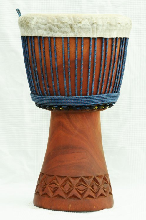 Venta de djembe profesional - Tambor djembe de Mali grande en madera de caoba