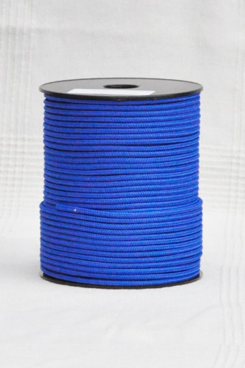 Cuerda tambor yembé reforzada PES 4 mm Azul Francia 100 m