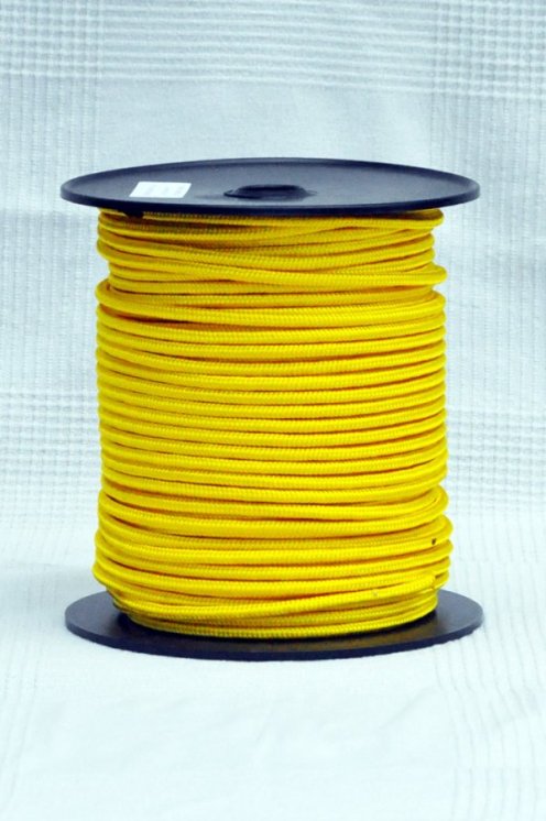 Cuerda yembé reforzada PES 6 mm Amarillo girasol 100 m