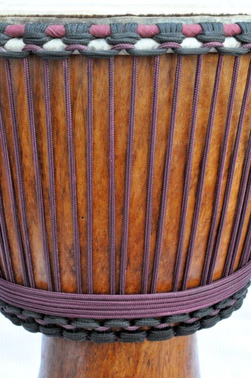 Cuerda tambor yembé reforzada PES 5 mm Burdeos 100 m
