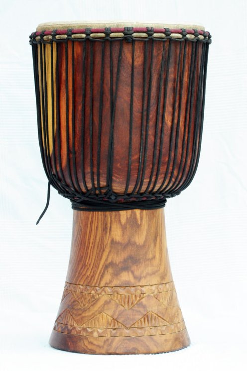 Venta de djembe - Tambor djembe de Mali grande de rosewood