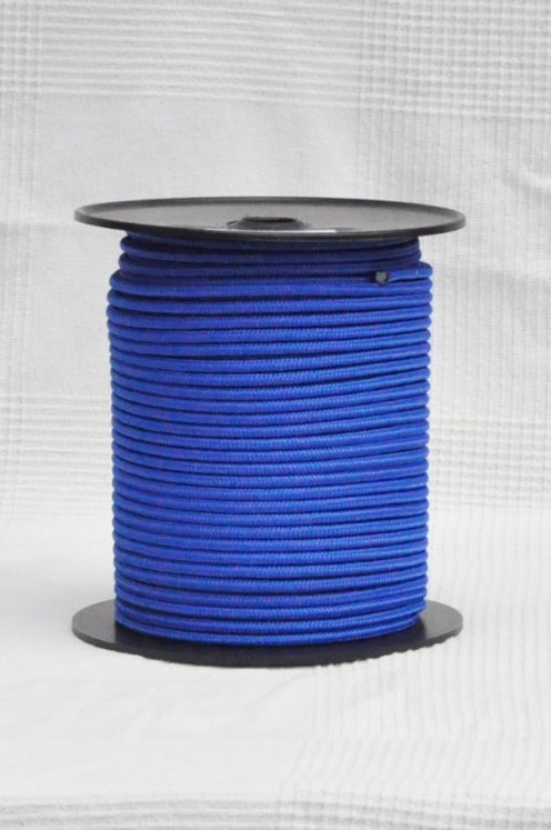 Cuerda yembé reforzada PES 6 mm Azul Francia 100 m