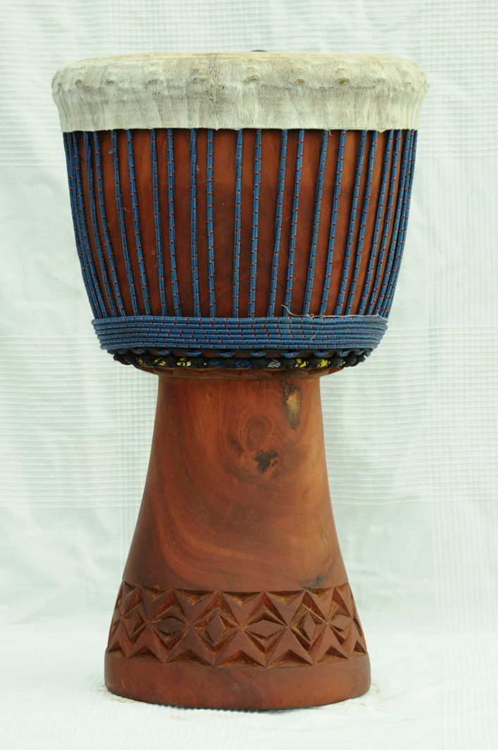 Tambor Chamánico De Mano Hecho A Mano - 40 Cm, Marco De Madera, Piel De Búfalo, Cuerdas De Cuero Crudo - Para Meditación Y Yoga