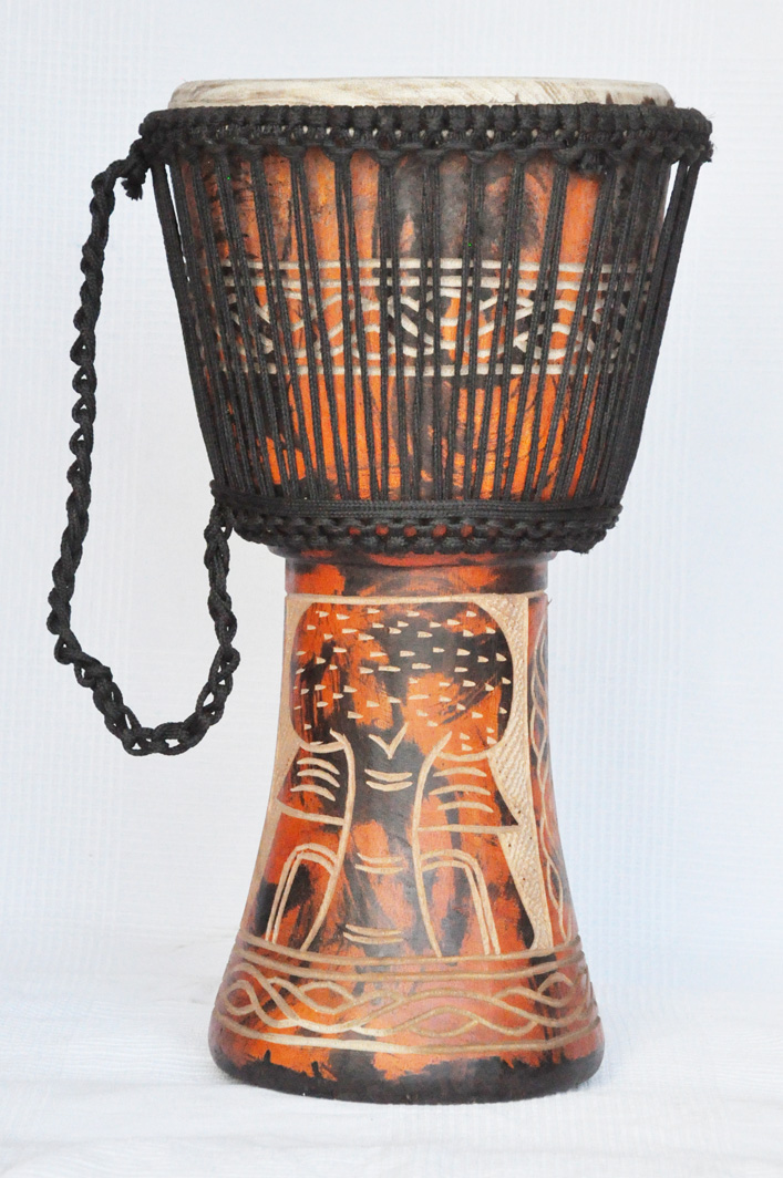 Venta de djembe barato Tambor djembe mediano de Ghana