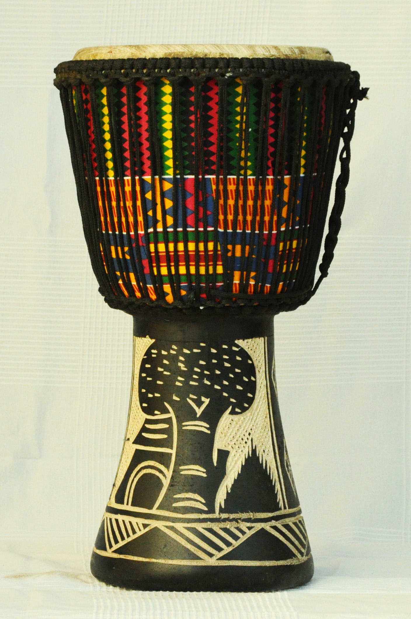 Venta de djembe barato Tambor djembe mediano de Ghana