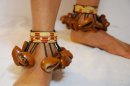 Brazalete para danza africano - Tobillera para danza yuyu de Nigeria
