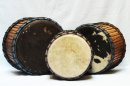 Juego de tres mini-dundunes Ghana: comprar set doun dounes (dununes, djun djunes)