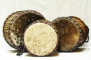 Juego de tres mini-dundunes Ghana: comprar set doun dounes (dununes, djun djunes)