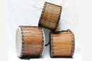 Juego de tres mini-dundunes Ghana: comprar set doun dounes (dununes, djun djunes)