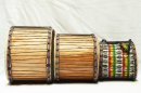 Juego de tres mini-dundunes Ghana: comprar set doun dounes (dununes, djun djunes)