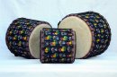 Venta set dundun - Trio de mini-tambores dununs de Ghana