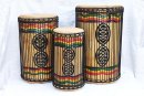 Juego de tambores dunun de Guinea de melina