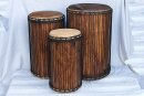 Juego de tambores dunun de Guinea de madera de balafón (gueni)