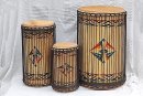 Juego de tambores dunun de Guinea de melina