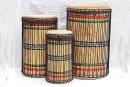 Juego de tambores dunun de Guinea de melina