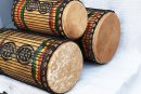 Juego de tambores dunun de Guinea de melina