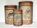Juego de tambores bajos dundun - Set dundunes Guinea