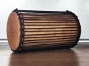 Tambores bajos dundun - Dunun kenkení de Guinea montaje 4 aros