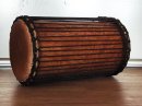 Tambores bajos dundun - Dunun kenkení de Guinea montaje 4 aros