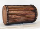 Tambores bajos dundun - Dunun sangban de Guinea montaje 4 aros