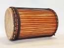 Tambores bajos dundun - Dunun sangban de Guinea montaje 4 aros