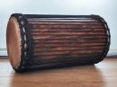 Tambores bajos dundun - Dunun kenkení de Guinea montaje 4 aros