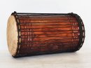 Tambores bajos dundun - Dunun kenkení de Guinea montaje 4 aros