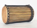 Tambores bajos dundun - Dunun kenkení de Guinea montaje 4 aros