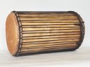 Tambores bajos dundun - Dunun sangban de Guinea montaje 4 aros