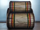 Juego de tambores bajos dundun - Set de dundunes de Guinea