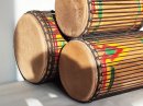 Juego de tambores bajos dundun - Set dundunes Guinea