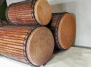 Juego de tambores bajos dundun - Set de dundunes de Guinea 6661