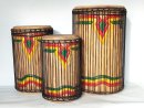 Juego de tambores bajos dundun - Set dundunes Guinea