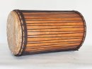 Tambor dunun sangban de Guinea de dugura (dimba) 4 planchas