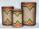 Juego de tambores dunun de Guinea de melina