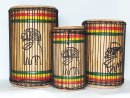 Juego de tambores bajos dundun - Set de dundunes de Guinea