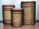 Juego de tambores bajos dundun - Set de dundunes de Guinea