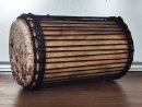 Tambores bajos dundun - Dunun kenkení de Guinea montaje 4 aros