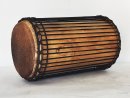 Tambores bajos dundun - Dunun kenkení de Guinea montaje 4 aros