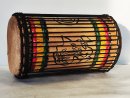 Tambores bajos dundun - Dunun kenkení de Guinea montaje 4 aros
