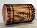 Tambores bajos dundun - Dunun sangban de Guinea montaje 4 aros