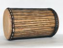 Tambores bajos dundun - Dunun sangban de Guinea montaje 4 aros