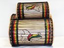 Juego de tambores bajos dundun - Set de dundunes de Guinea