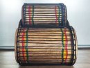 Juego de tambores bajos dundun - Set de dundunes de Guinea