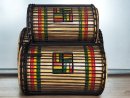 Juego de tambores bajos dundun - Set de dundunes de Guinea