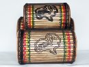 Juego de tambores bajos dundun - Set de dundunes de Guinea
