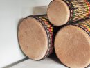 Juego de tambores bajos dundun - Set dundunes Guinea