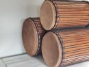 Juego de tambores bajos dundun - Set dundunes Guinea